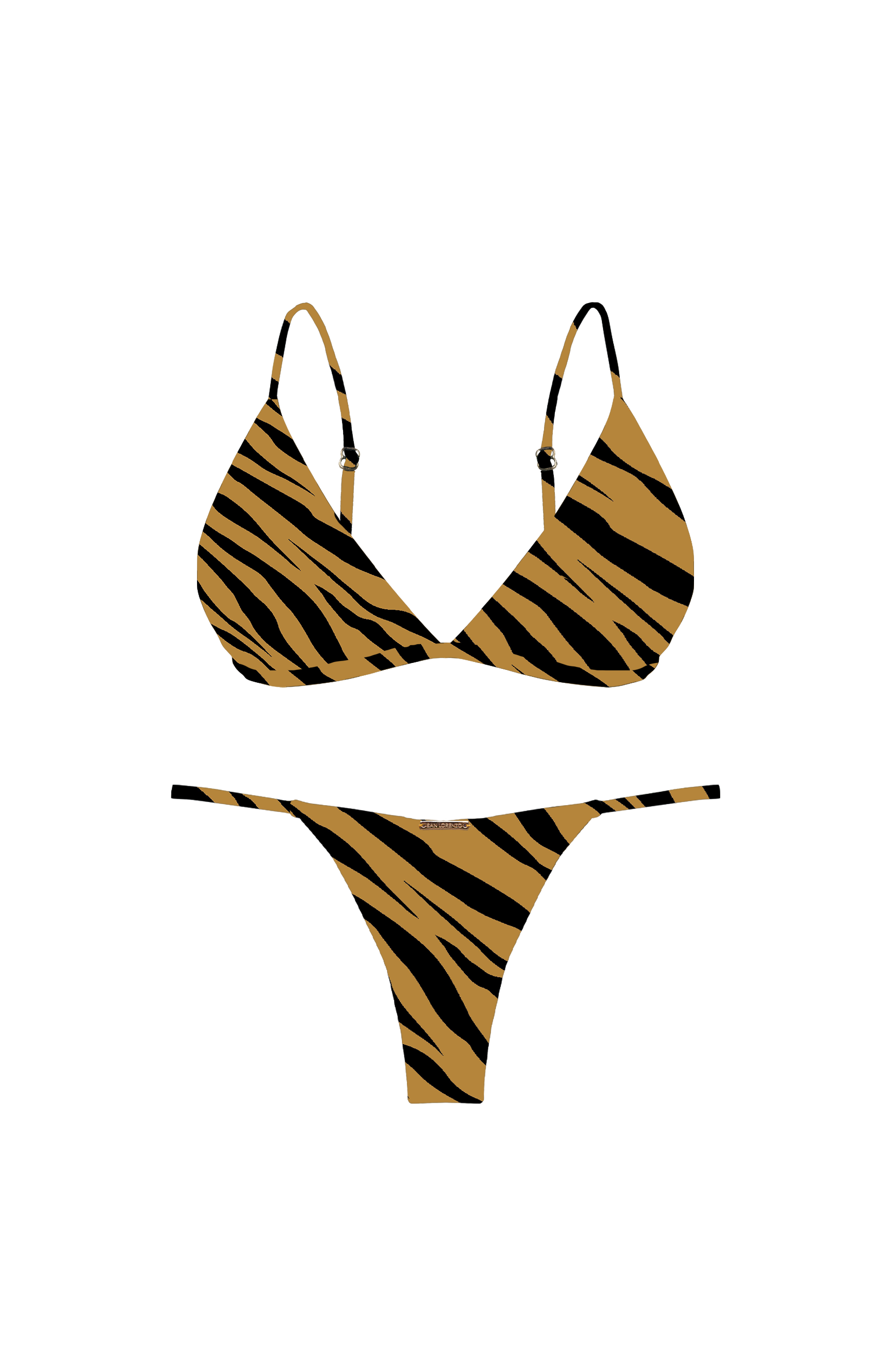 ANIMAL Golden Zebra Elastic Thin Brief Bottom