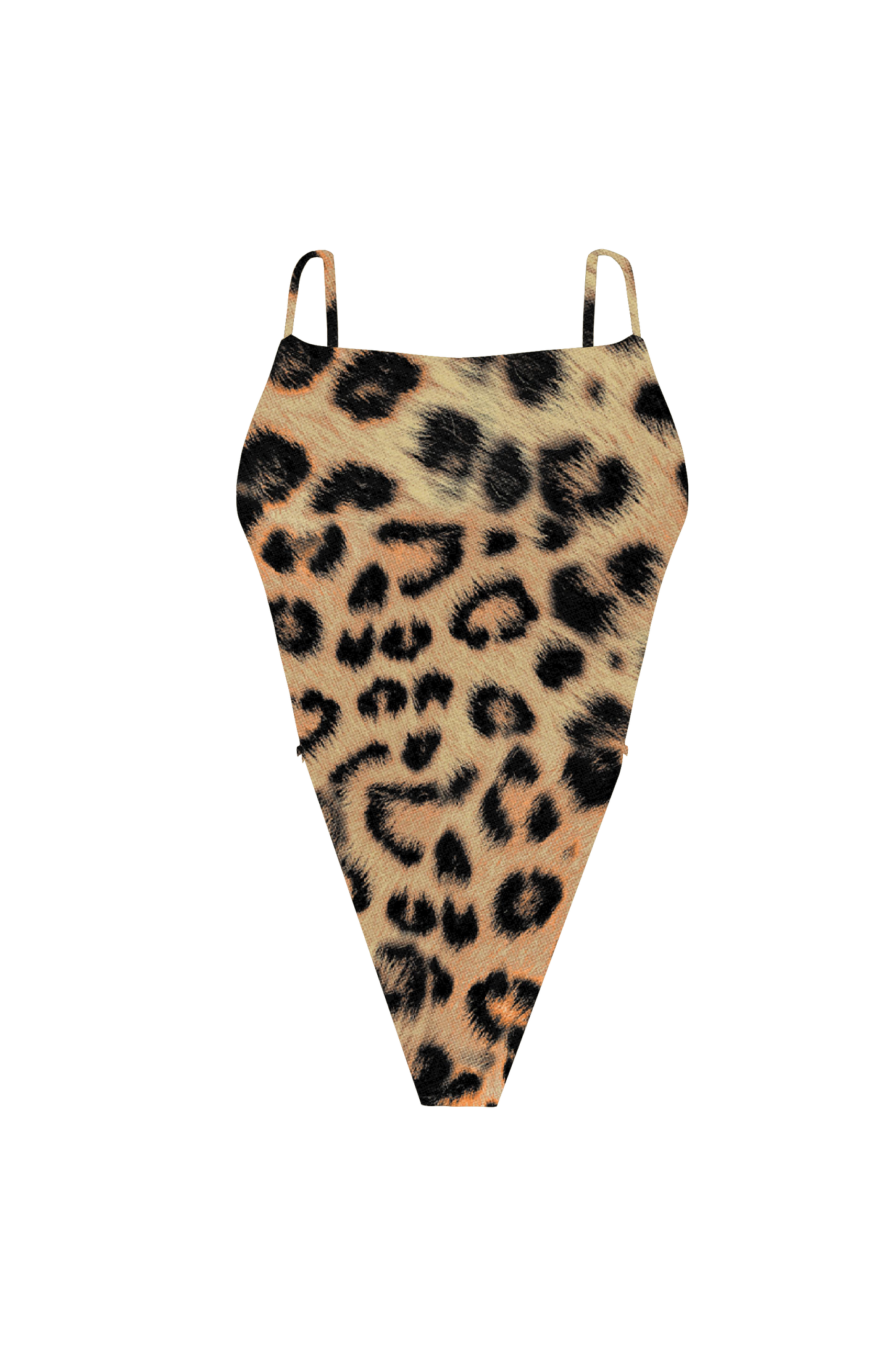 ANIMAL Jungle Cat Design High Cut Loop One Piece Bikini