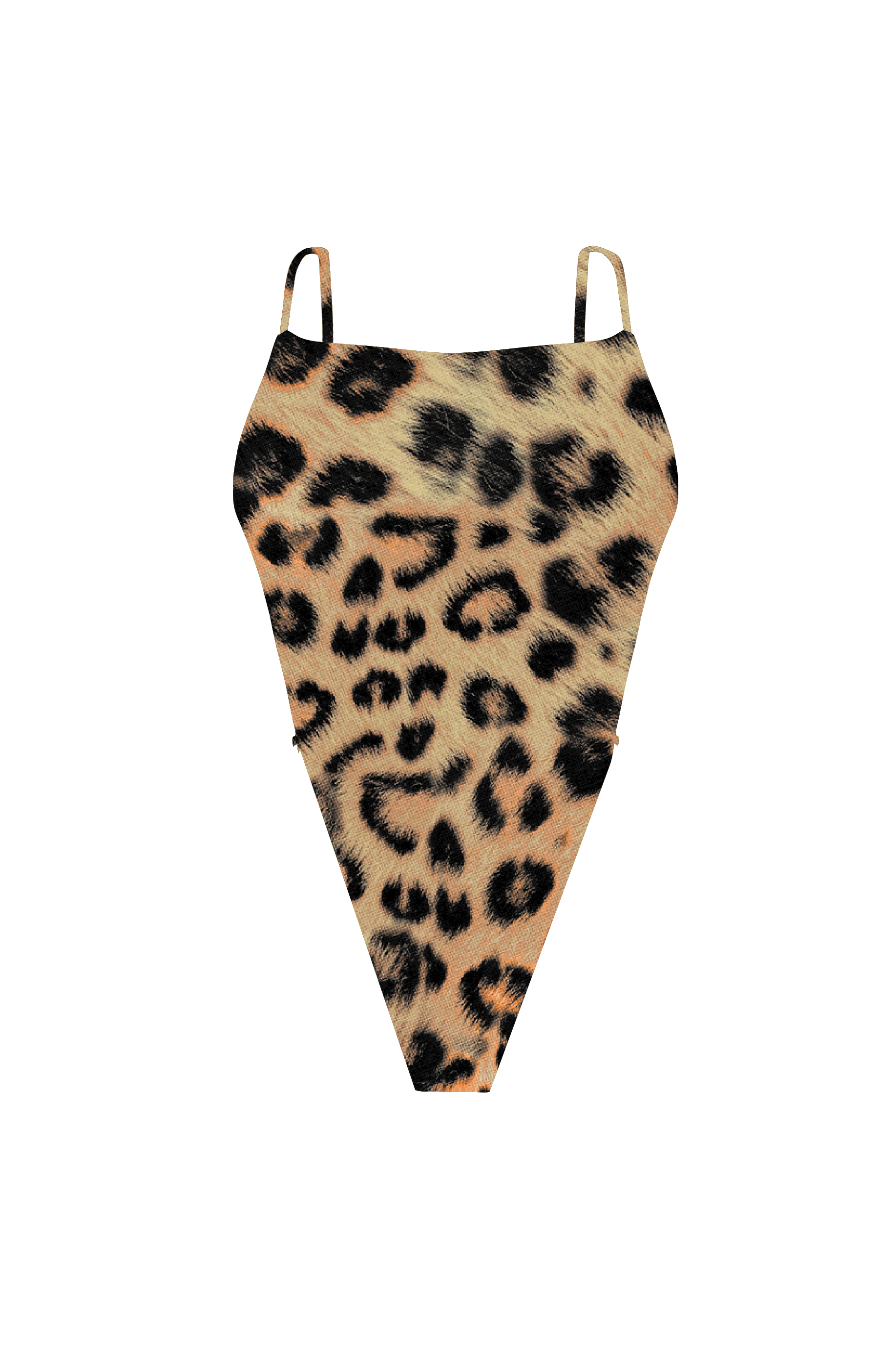 ANIMAL Jungle Cat Design High Cut Loop One Piece Bikini