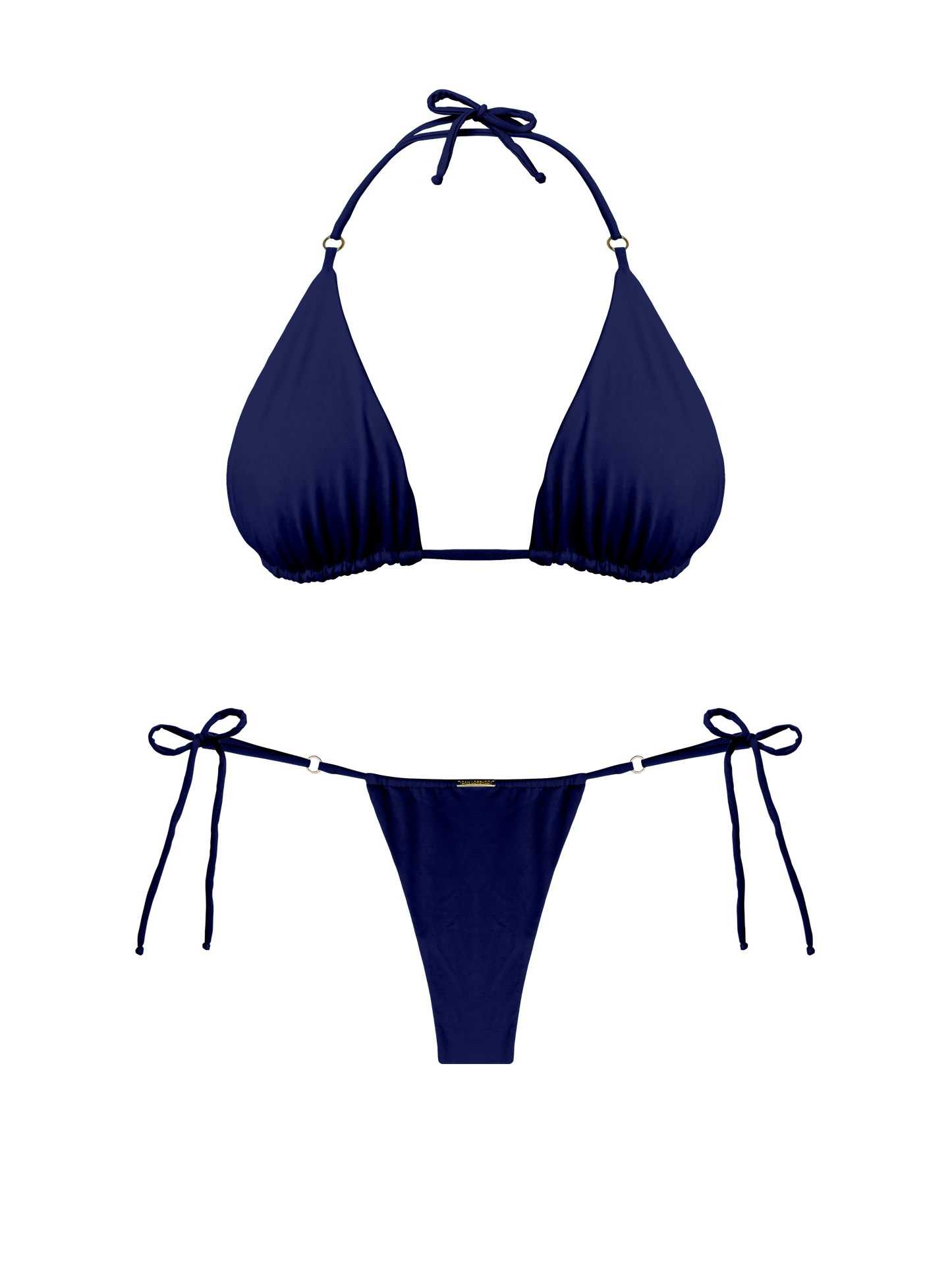 Moorea Voyager Indigo Hoop Ring Bikini Top