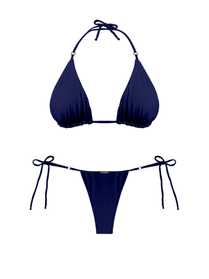 Moorea Voyager Indigo Hoop Ring Bikini Top