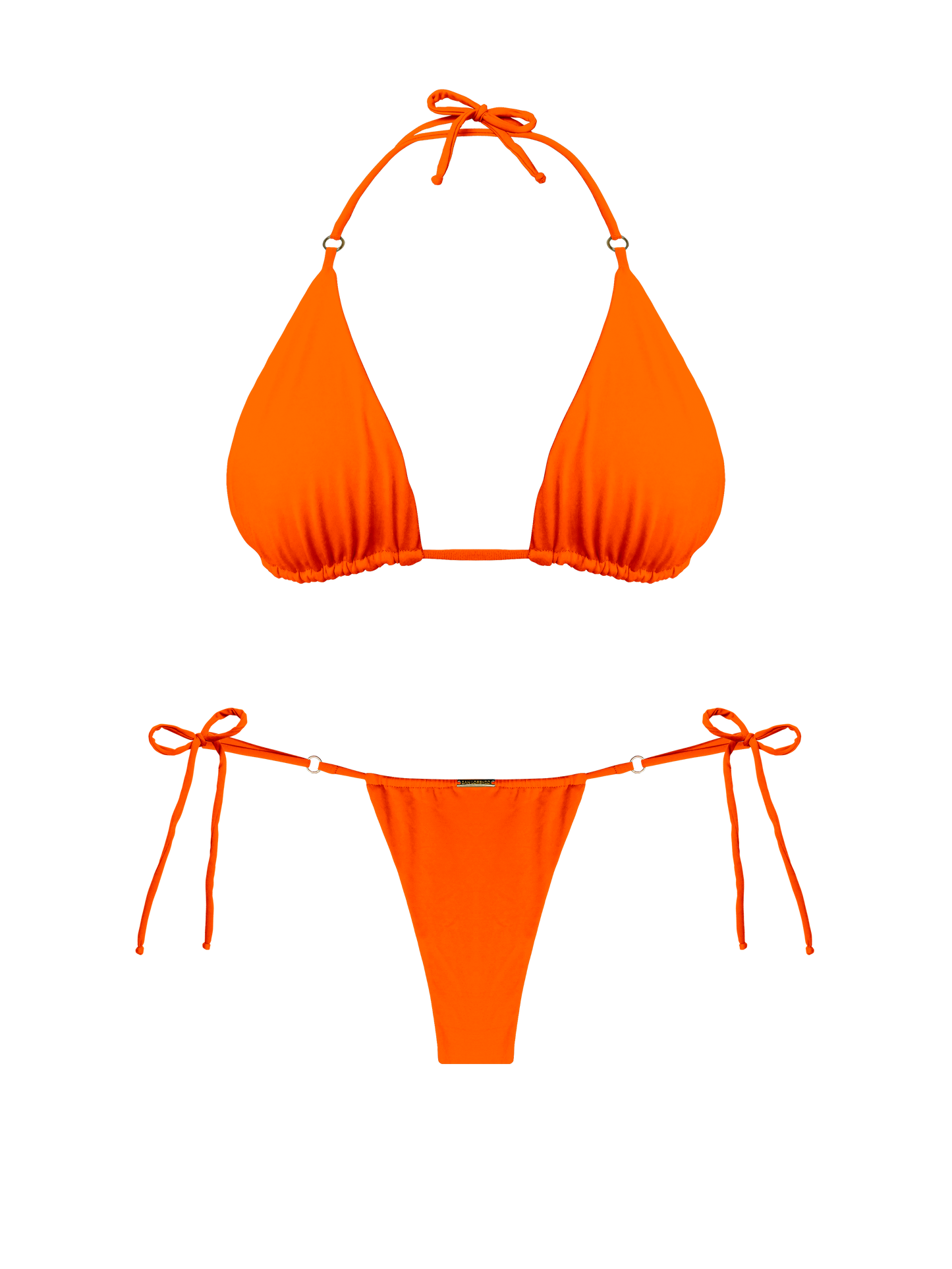 Moorea Saffron Glow Hoop Ring Bikini Top