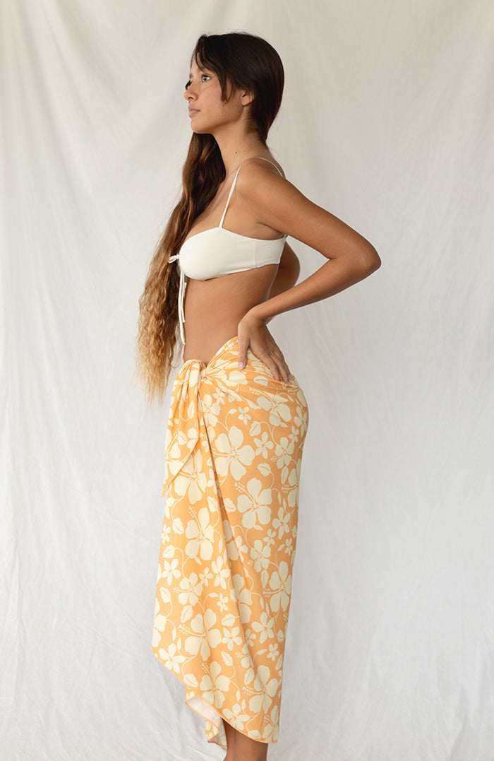 Hibiscus Yellow Sarong