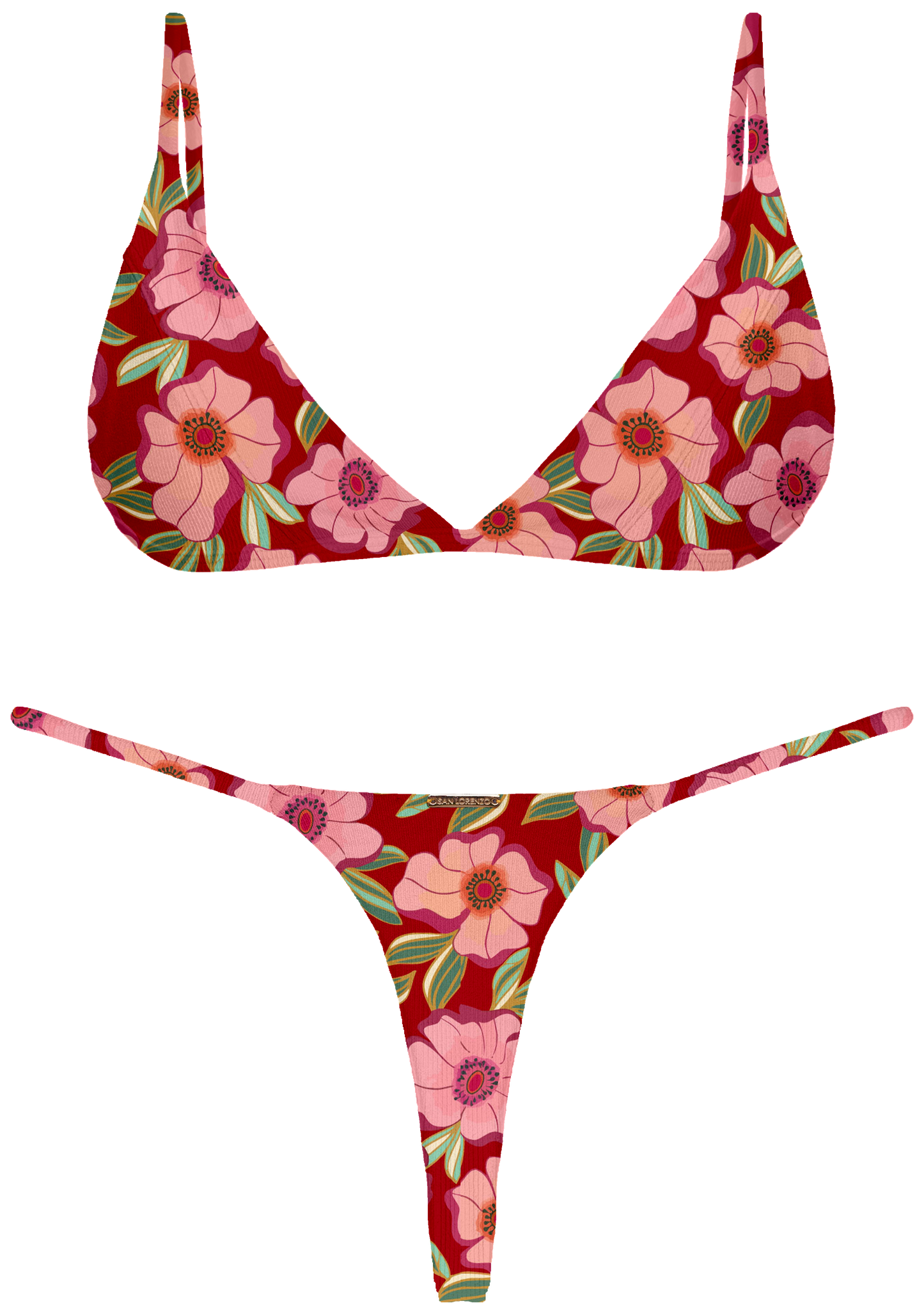 Paradiso Petal Passion Bra Halter Bikini Top