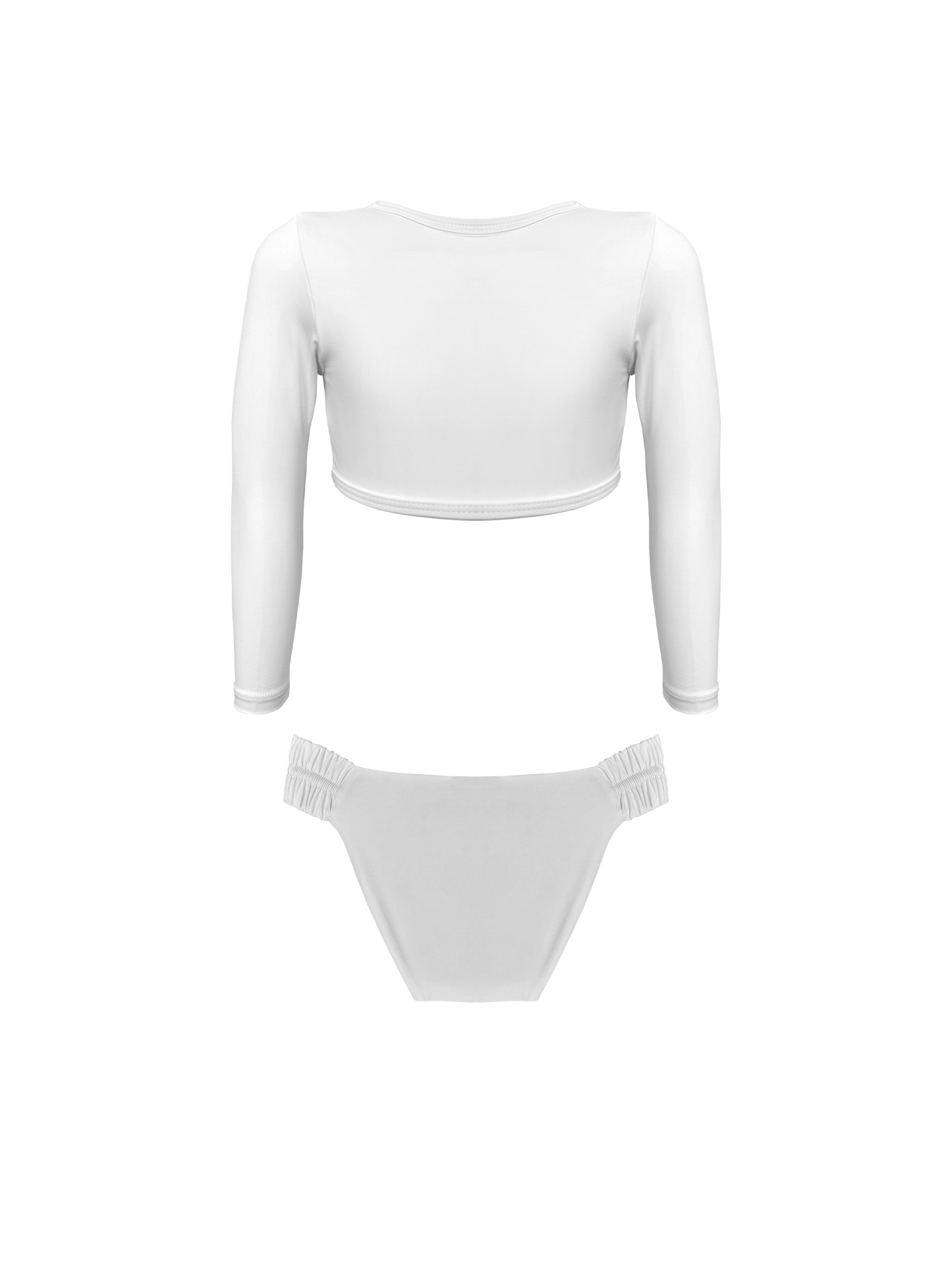 Keiki Paradiso Angel Long Sleeve Cropped Top