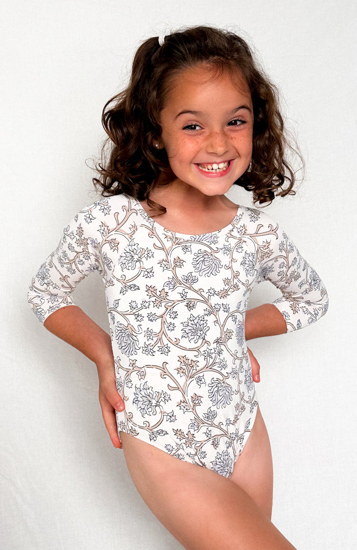 Keiki L'Amour Chantilly Lace Long Sleeve One Piece