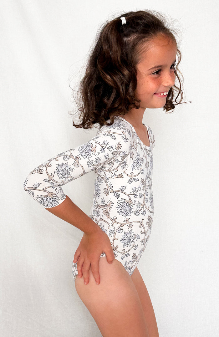 Keiki L'Amour Chantilly Lace Long Sleeve One Piece