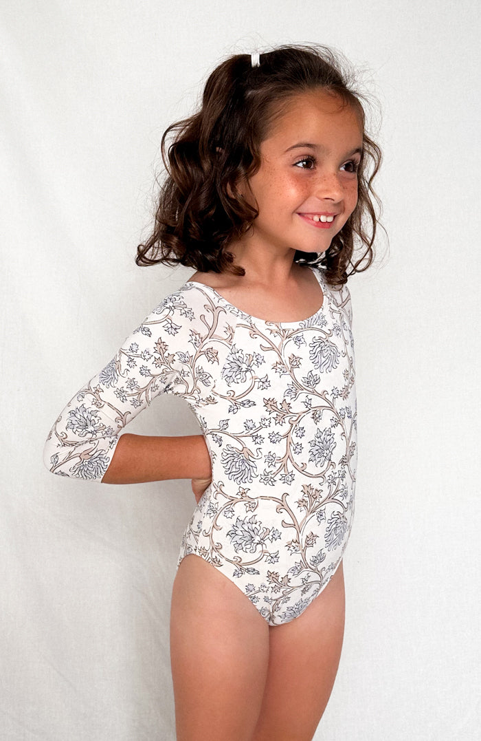 Keiki L'Amour Chantilly Lace Long Sleeve One Piece