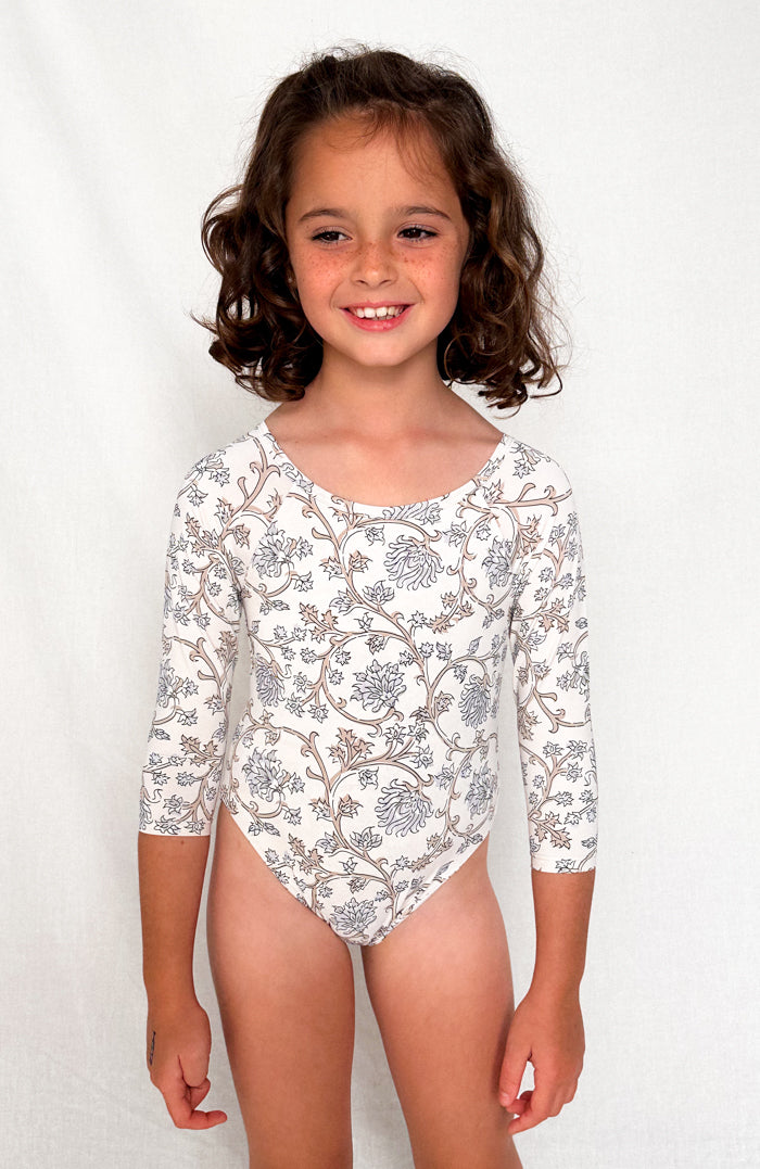 Keiki L'Amour Chantilly Lace Long Sleeve One Piece