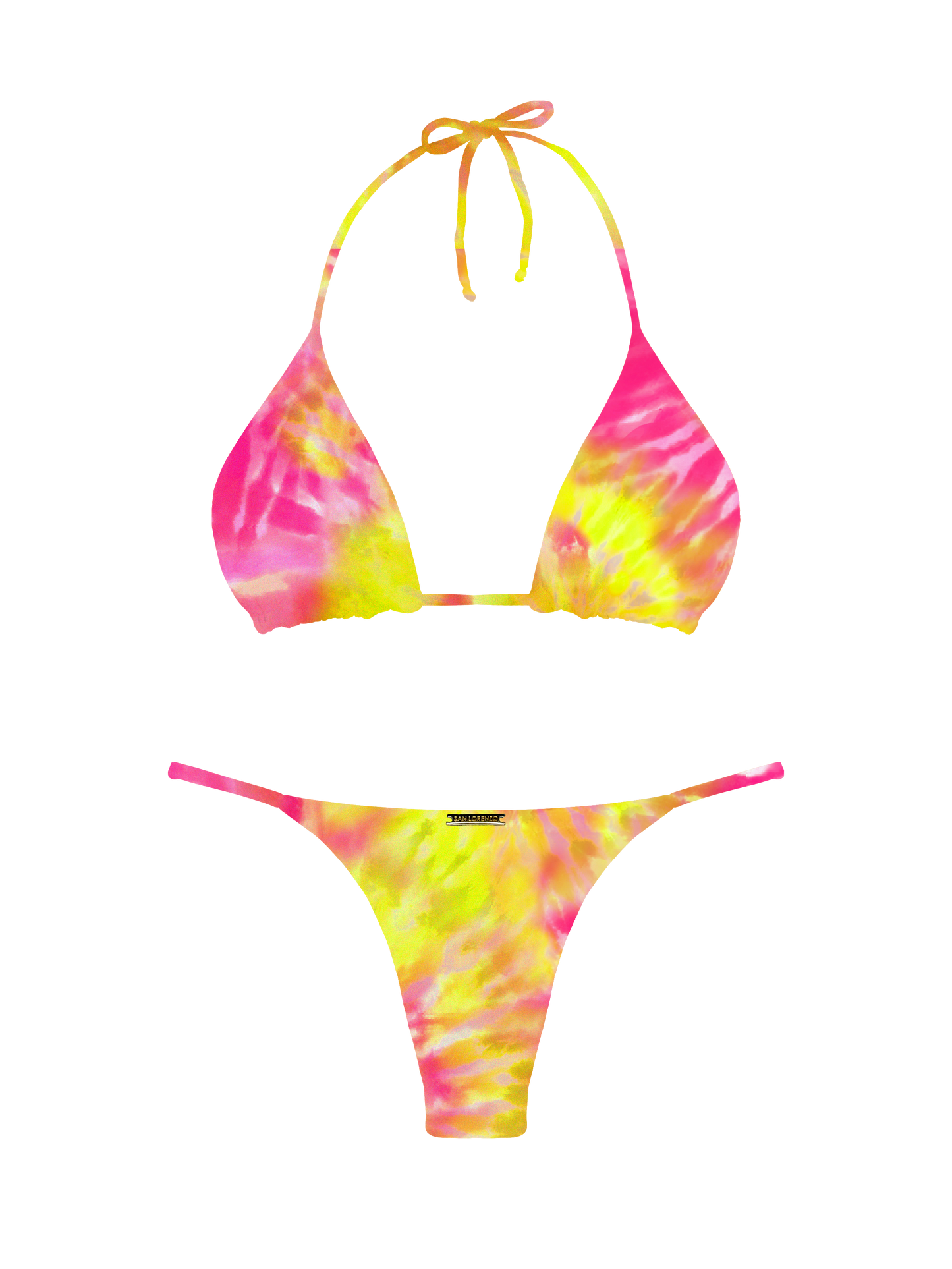 Paradiso Sunrise Swirl Thin Brief Bikini Bottom