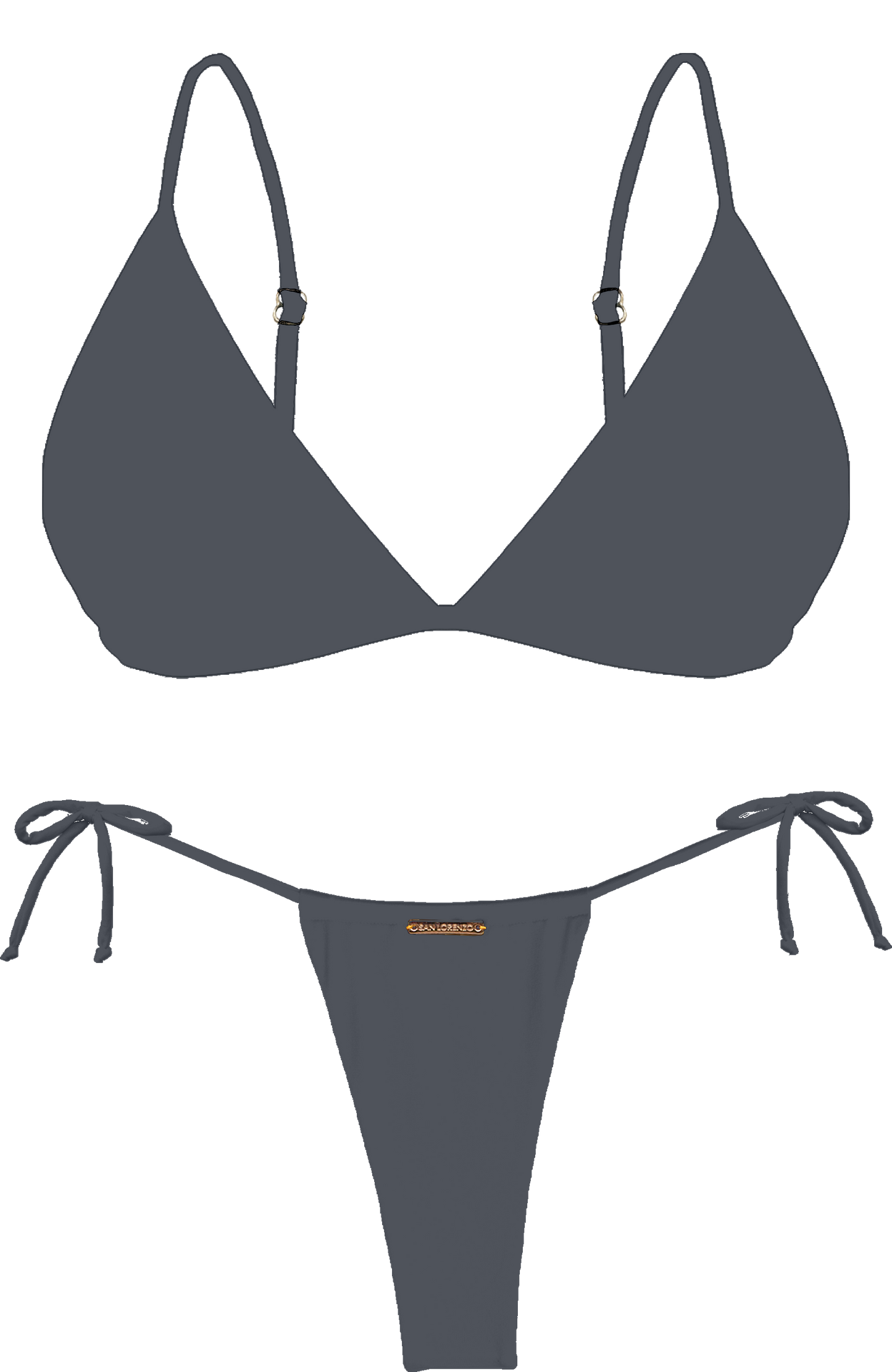 L'Amour Granite Bra Halter Bikini Top