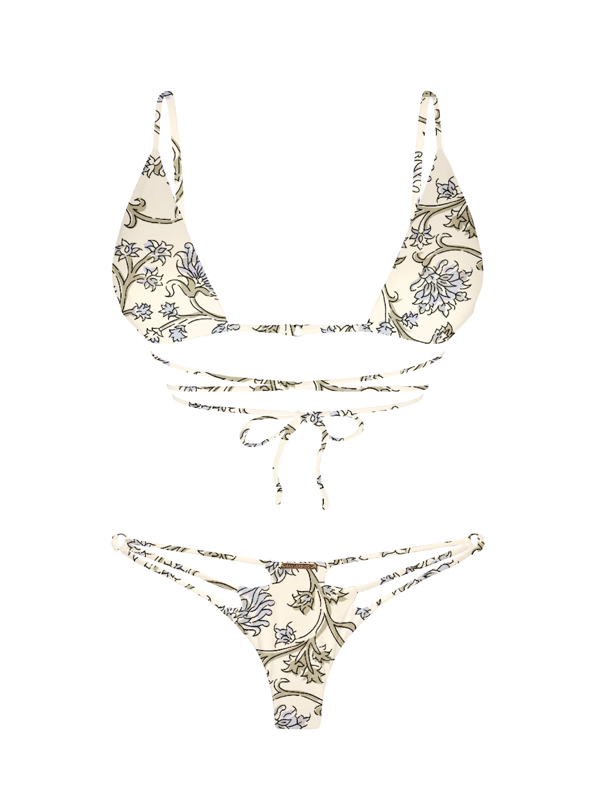 L'Amour Chantilly Lace Diamond V Bikini Bottom