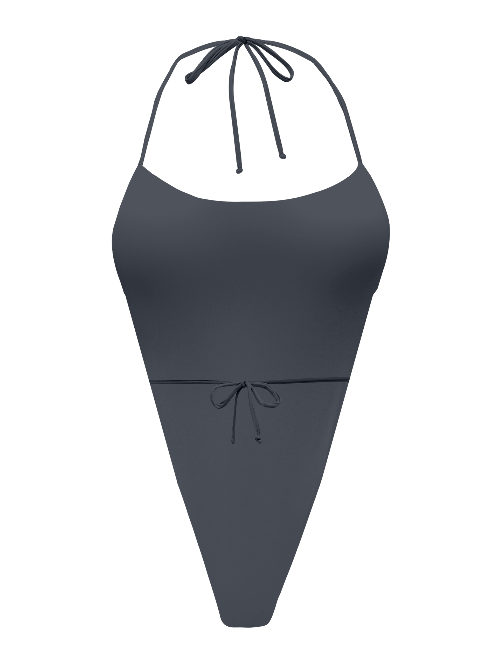 L'Amour Granite Triangle Thong One Piece Bikini