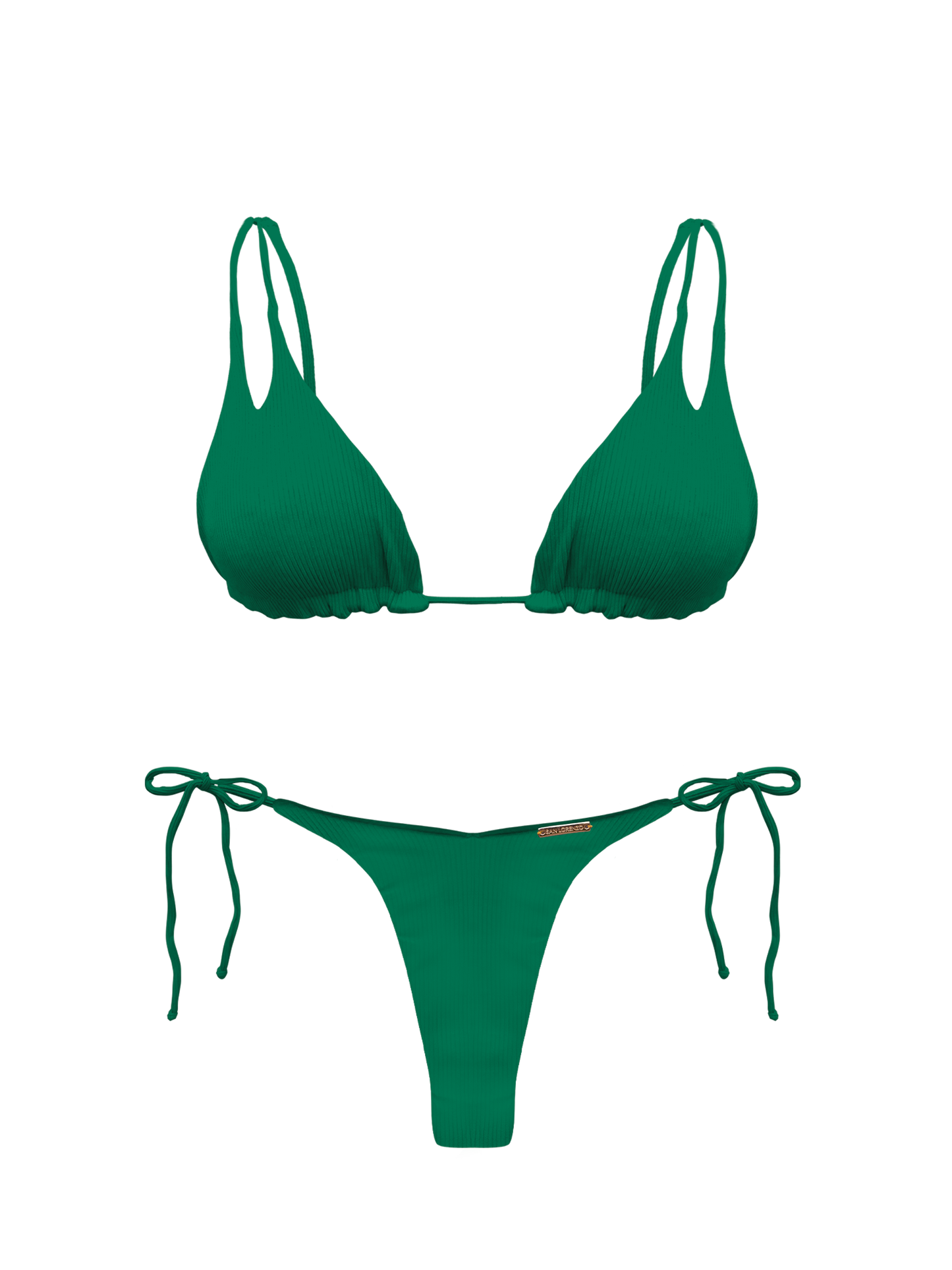 Bonita Oasis High Cut Side Tie Thong Bikini Bottom