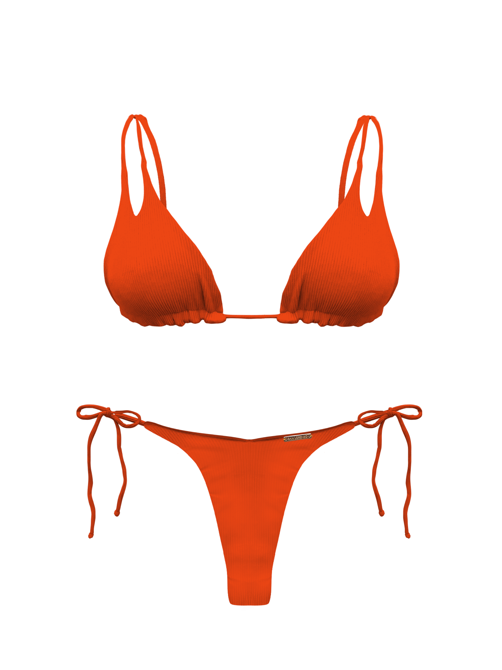 Bonita Sunset High Cut Side Tie Thong Bikini Bottom