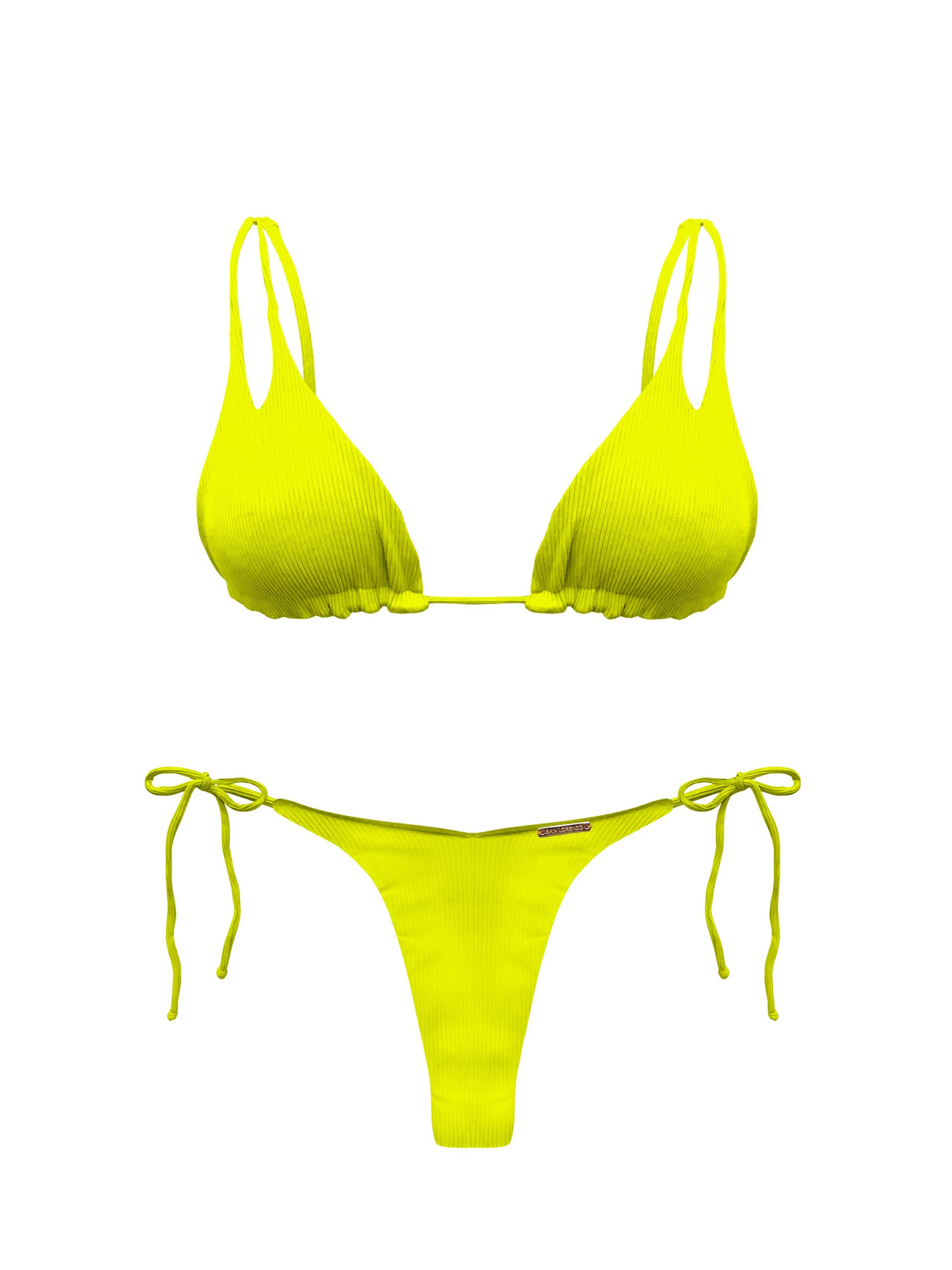 Bonita Sunshine High Cut Side Tie Thong Bikini Bottom