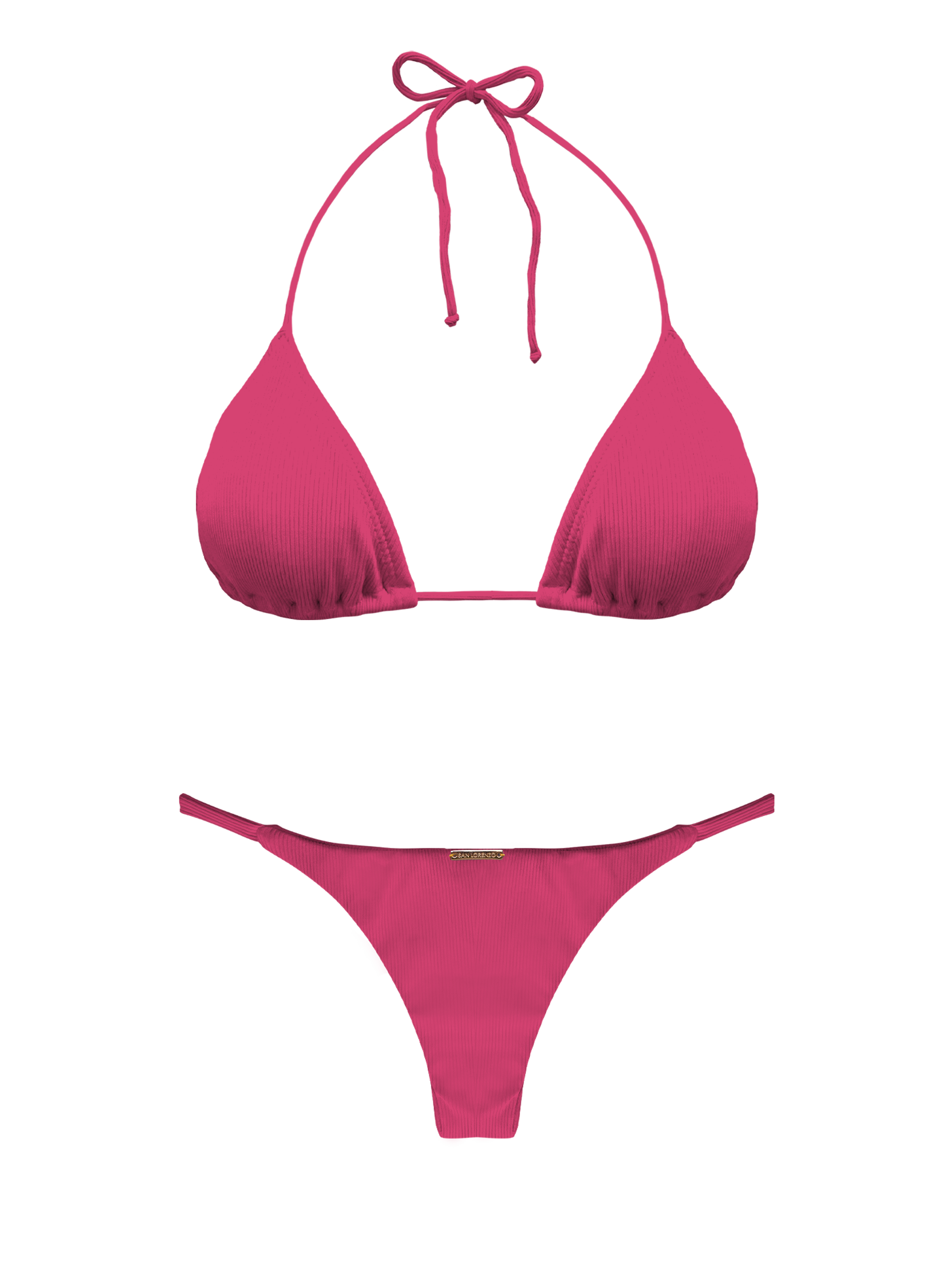 Bonita Blossom Rounded Triangle Bikini Top