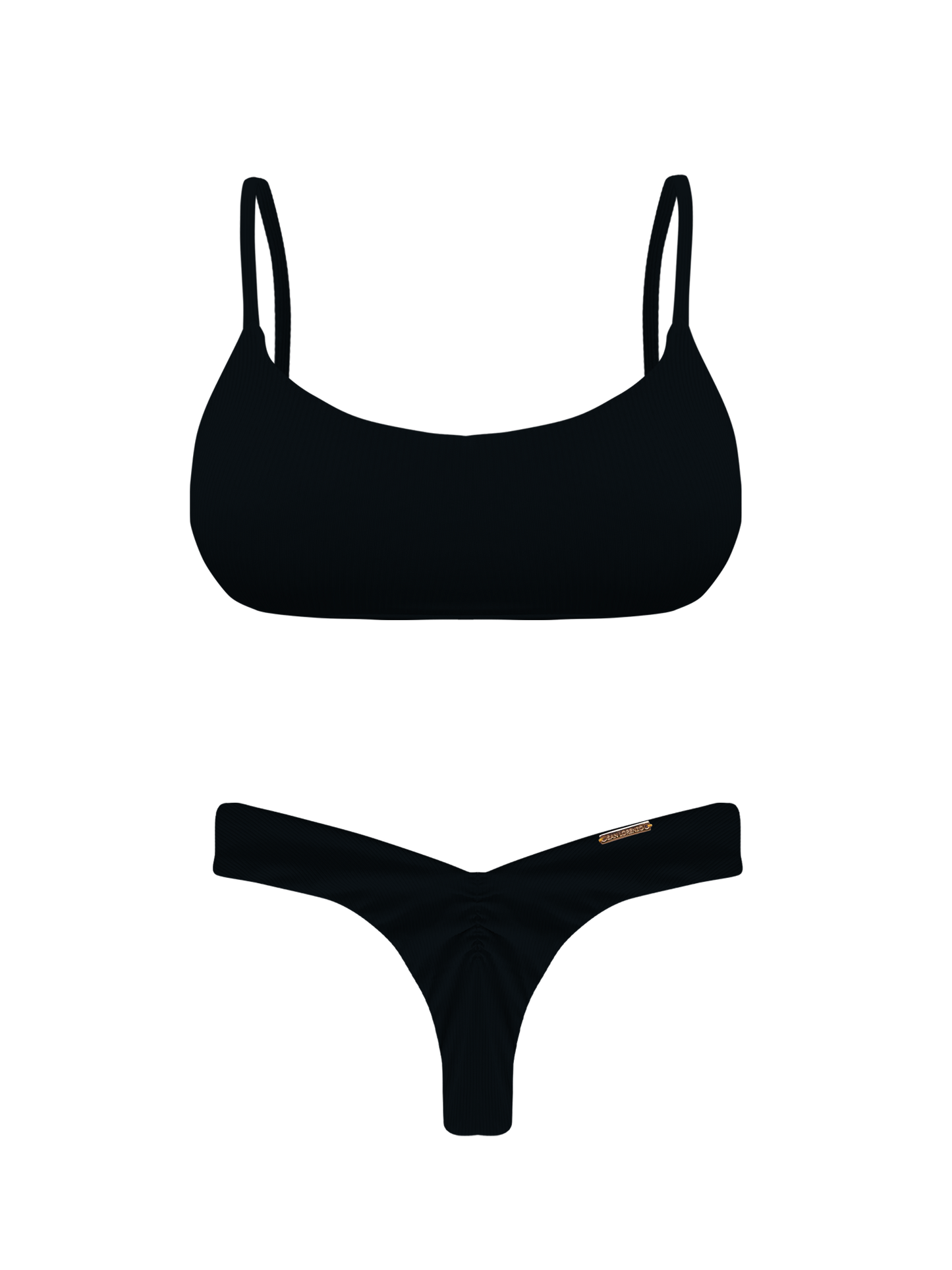 Bonita Obsidian Sport Cross Back Bikini Top