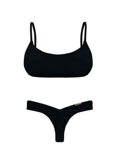 Bonita Obsidian Sport Cross Back Bikini Top