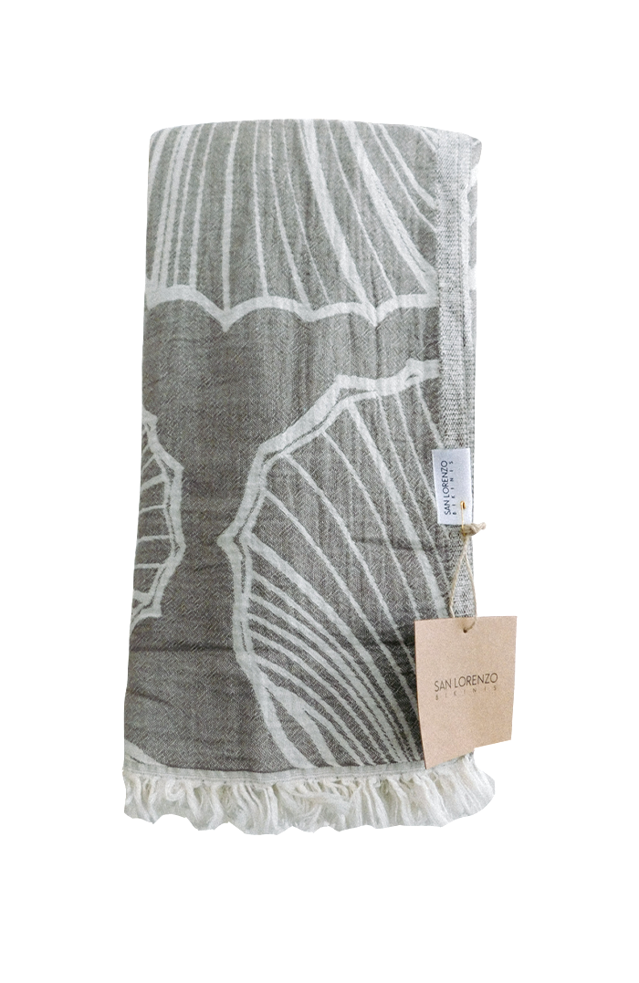 Shell Gray Towel