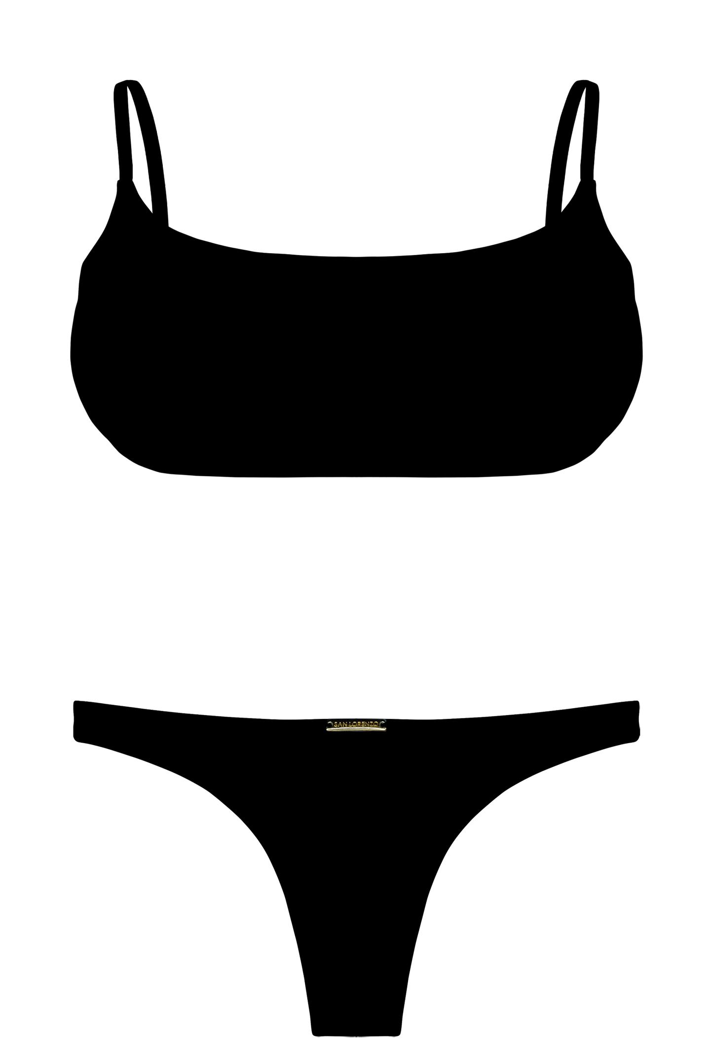 Nikita Black Sport Cross Back Bikini Top