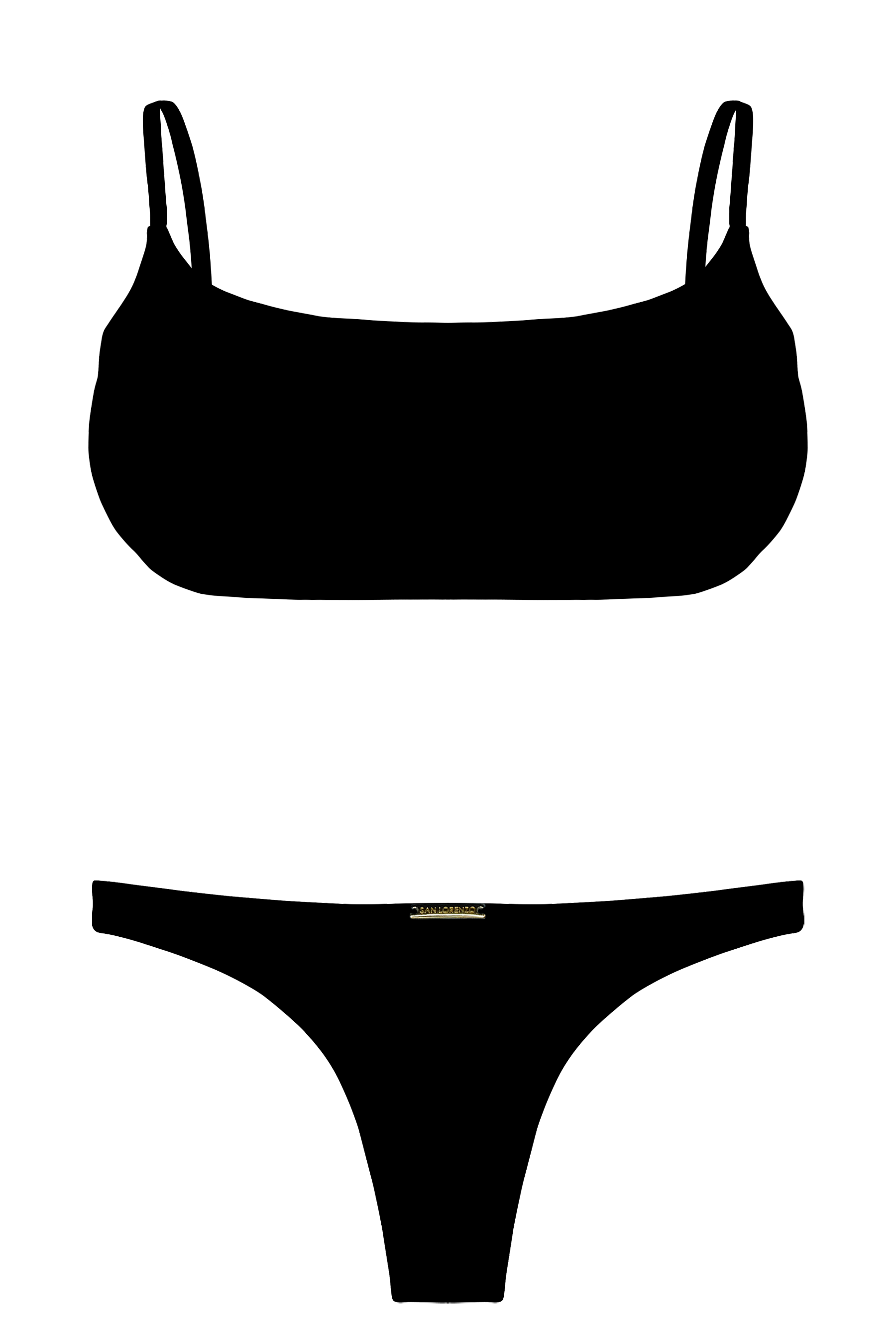 Nikita Black Sport Cross Back Bikini Top