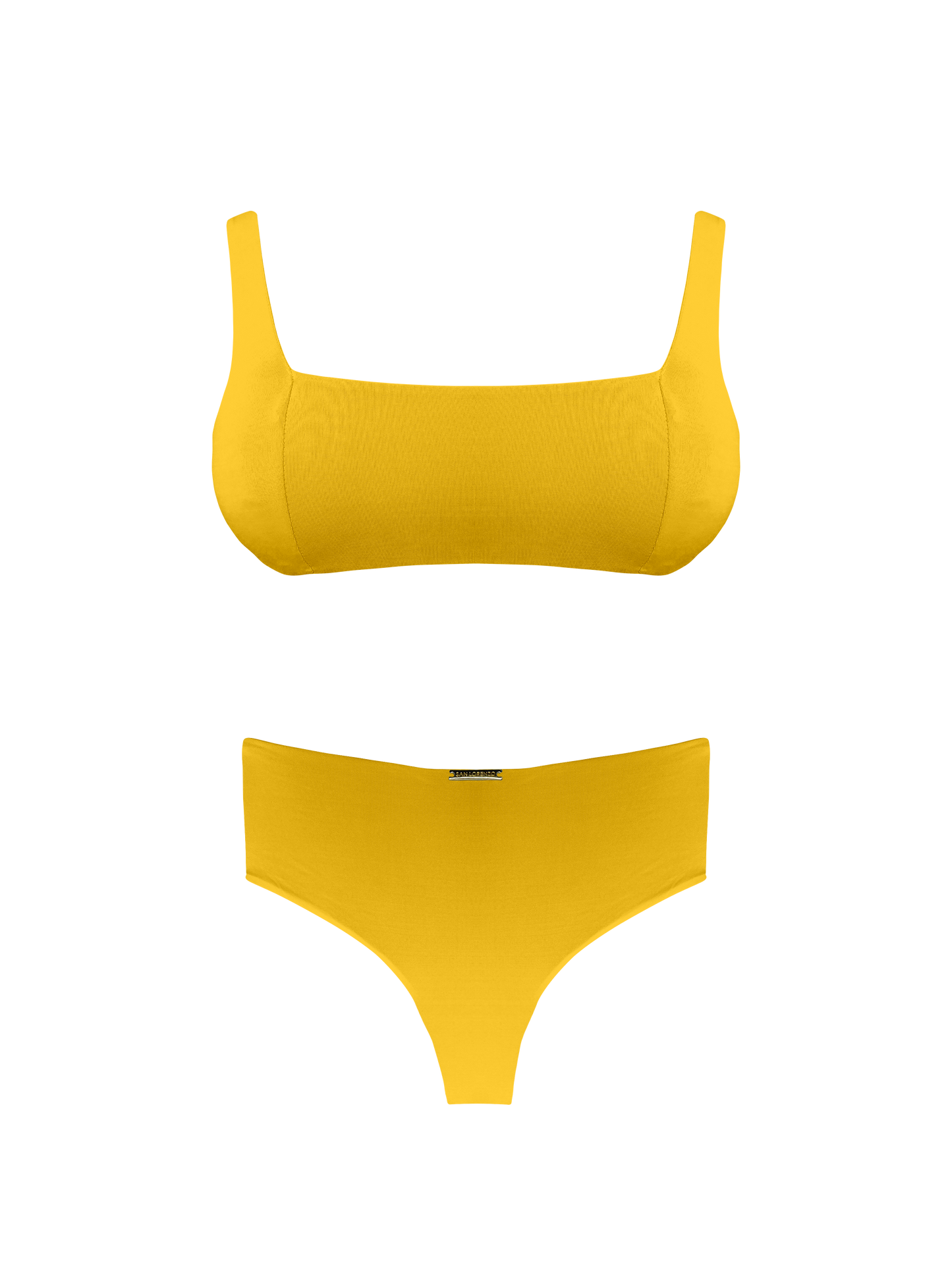 Moorea Golden Island High Waist Bikini Bottom