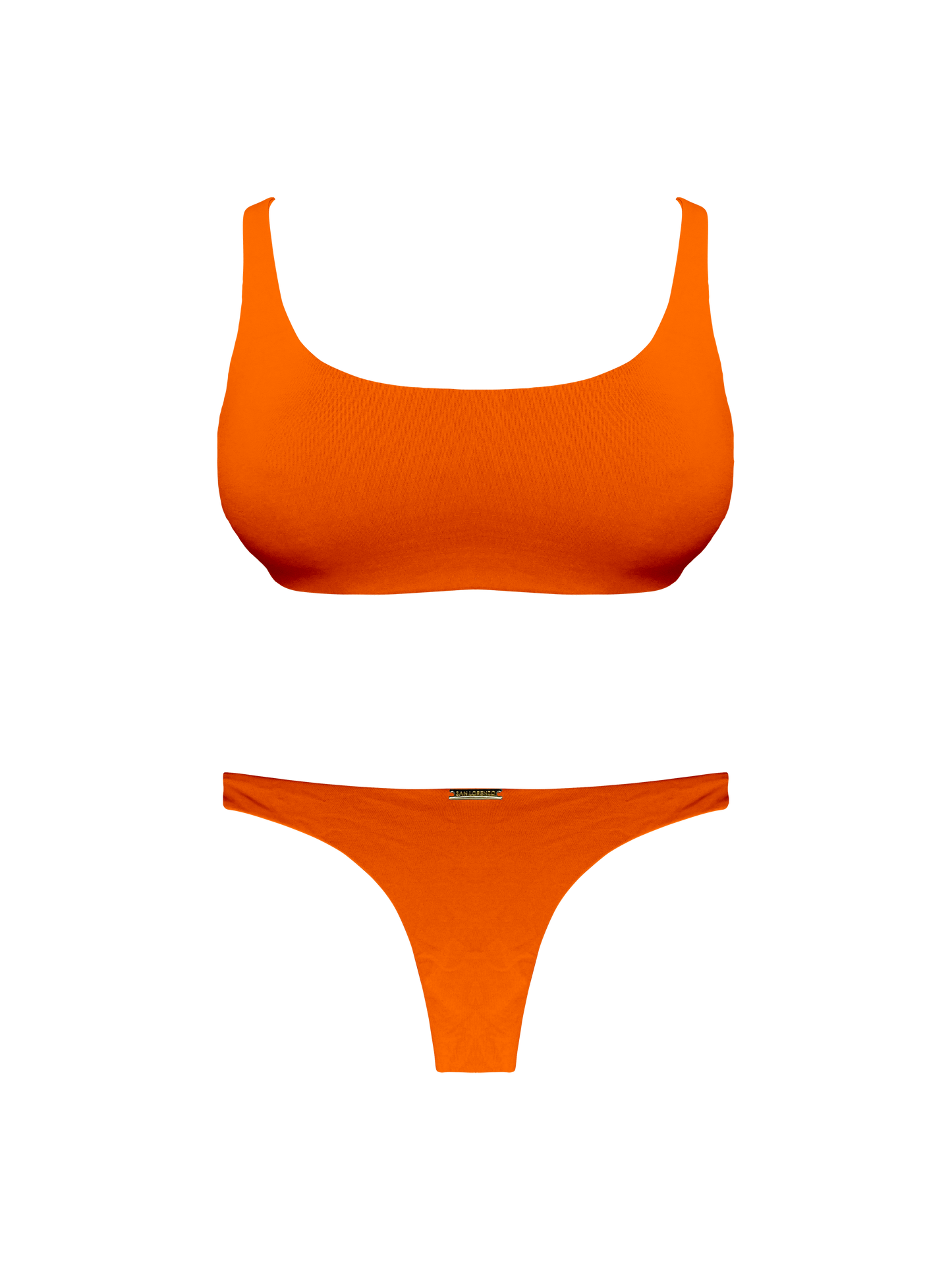 Moorea Saffron Glow Thong Brief Bikini Bottom