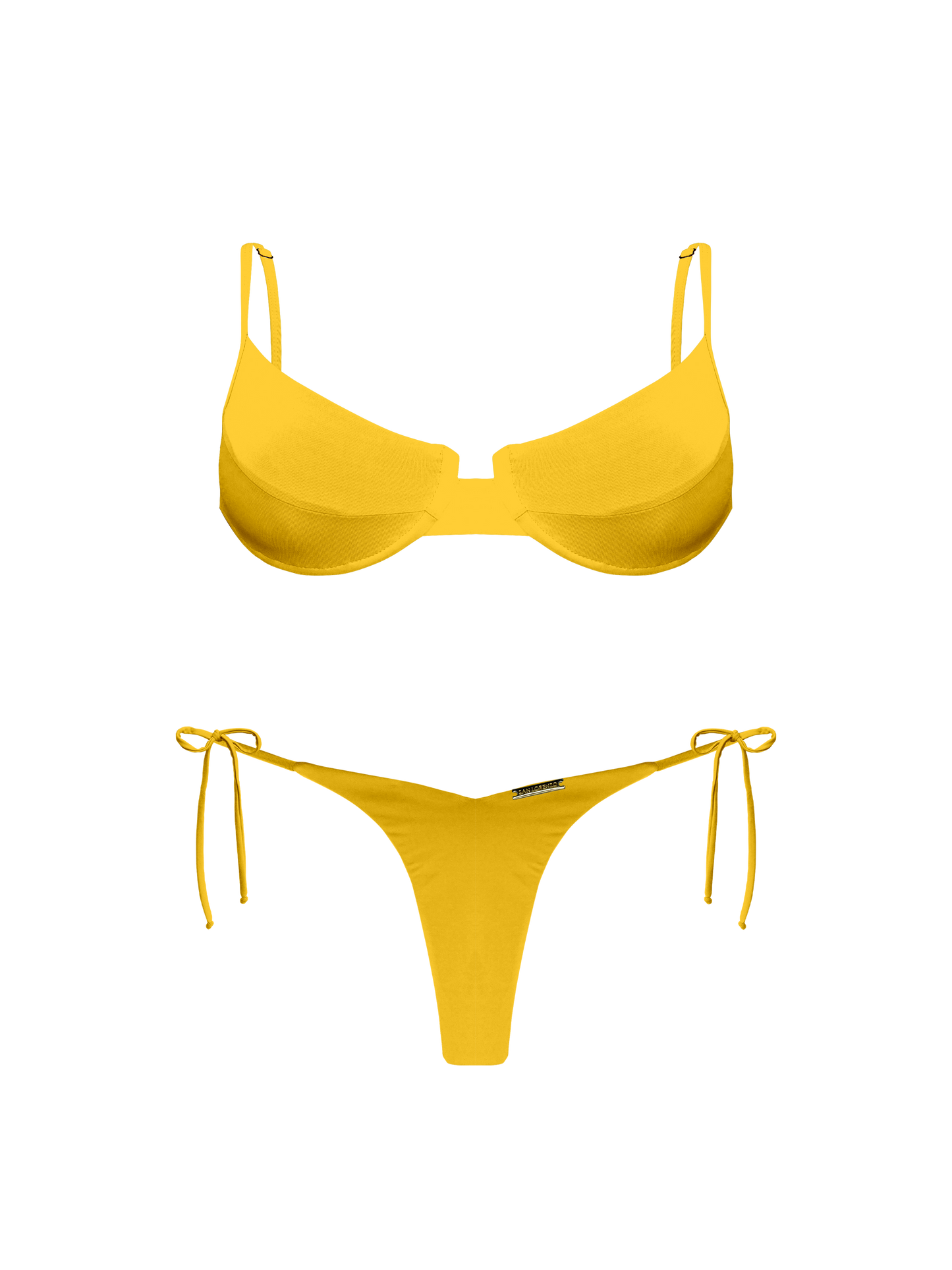 Moorea Golden Island Underwire Bikini Top