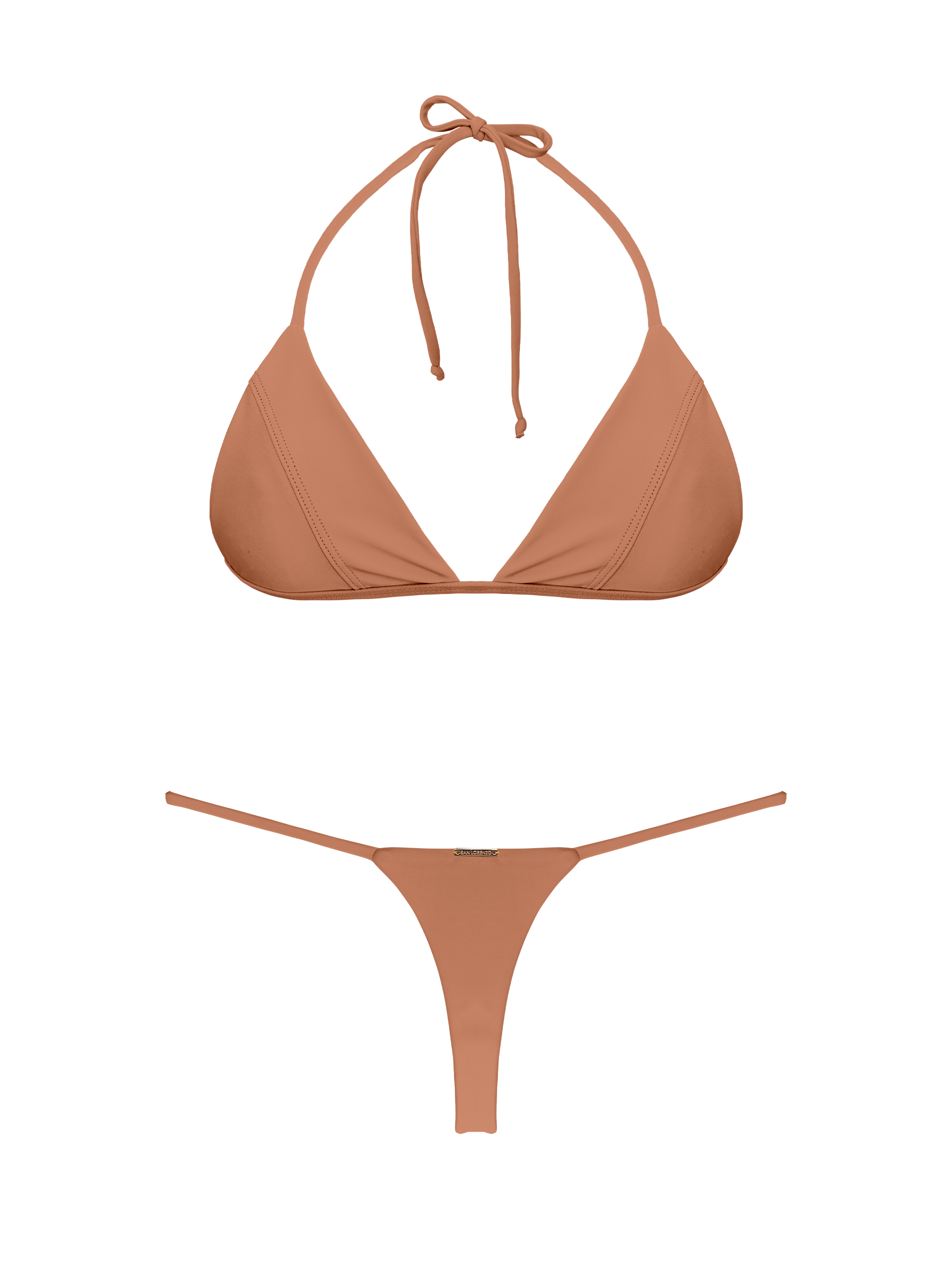 Coral Dune Sunset Bra Halter Bikini Top