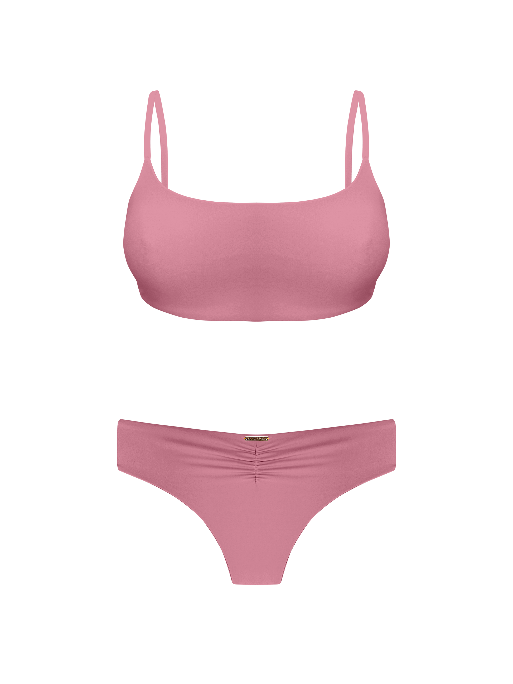 Sport Cross Back Bikini Top Bikinis X-Small San Coral Colletion Lorenzo Pink Top – Lorenzo By San