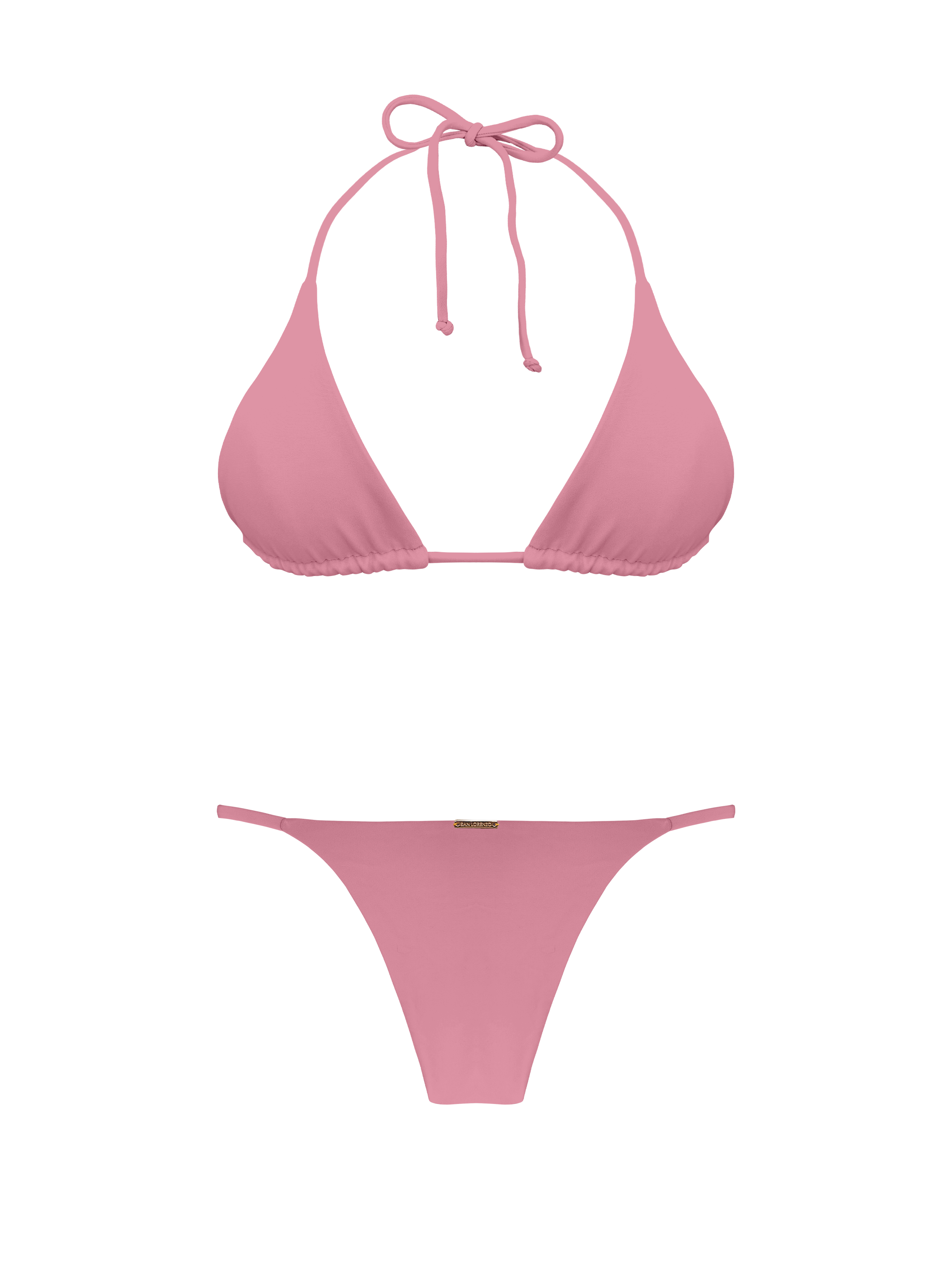 Coral Pink Sand Thin Brief Bikini Bottom