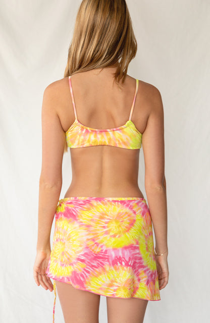 Paradiso Sunrise Swirl Wrap Skirt