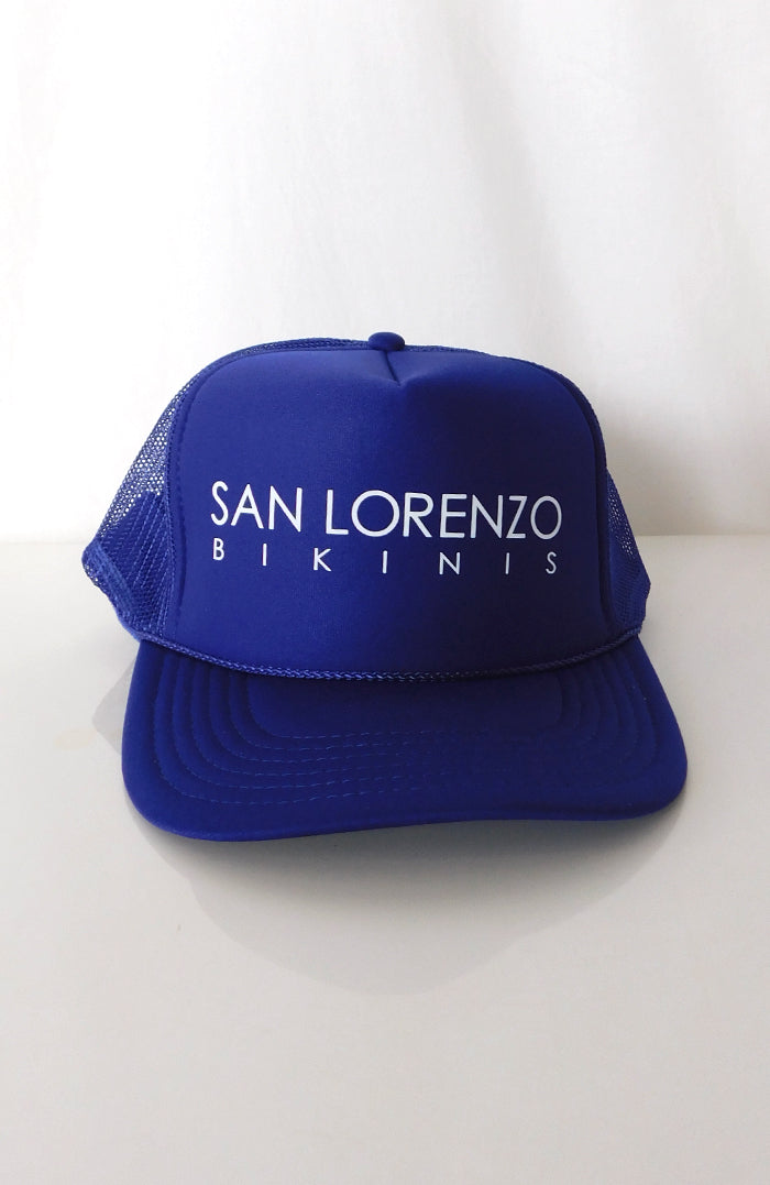 San Lorenzo Bikinis Trucker Hat Purple