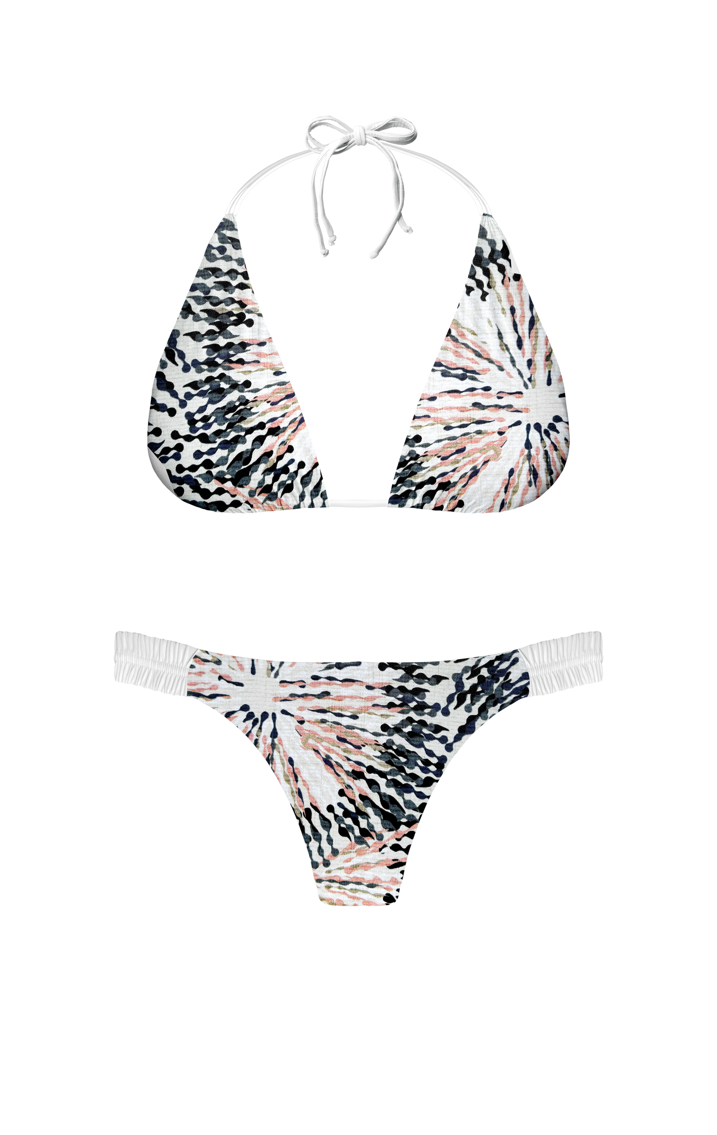 Island Palms Vanilla Mist Classic Triangle Bikini Top